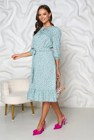 ПЛАТЬЕ КРОСАНИ (МИНТ ФЛОВЕРС)